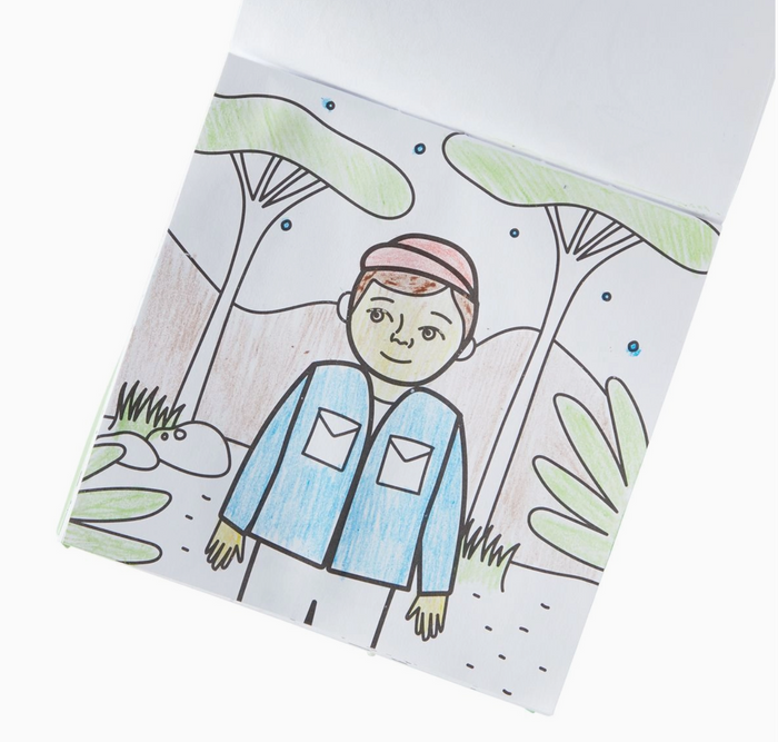 Carry Along Crayon & Coloring Book Kit-On Safari