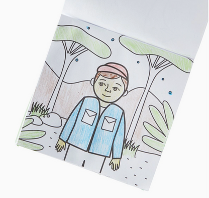 Carry Along Crayon & Coloring Book Kit-On Safari