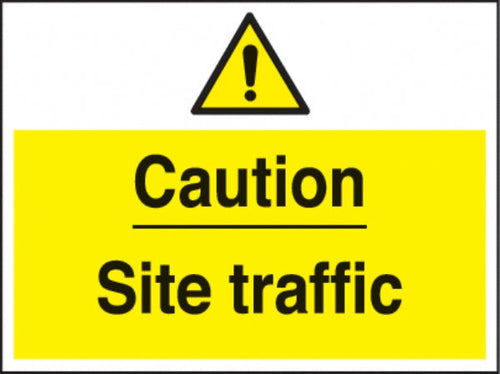 caution site traffic