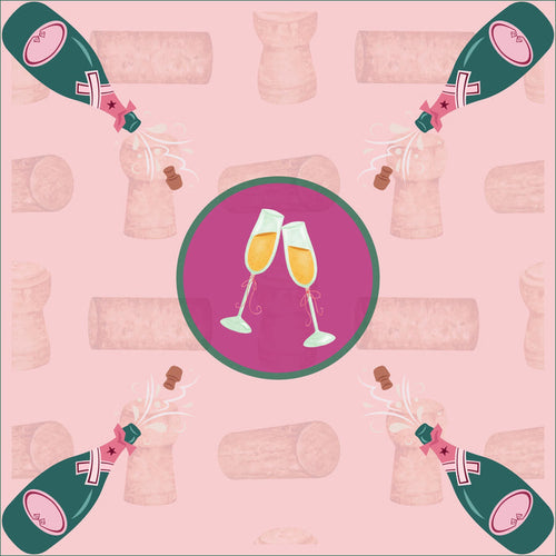 Champagne Toast Mahjong Mat