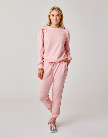Chelsea Jogger: Grapefruit Heather - FINAL SALE