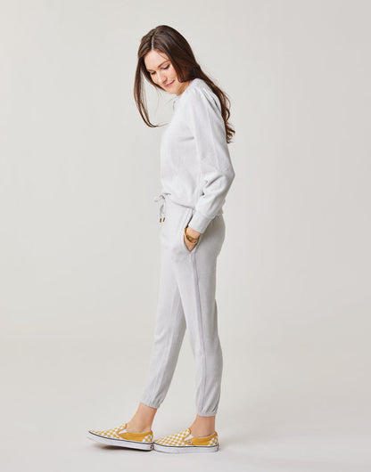 Chelsea Jogger: Light Grey Heather - FINAL SALE