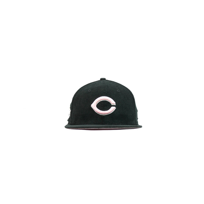 Cincinnati Reds 2015 All-Star Game Fitted Cap (Black Corduroy/Pink)