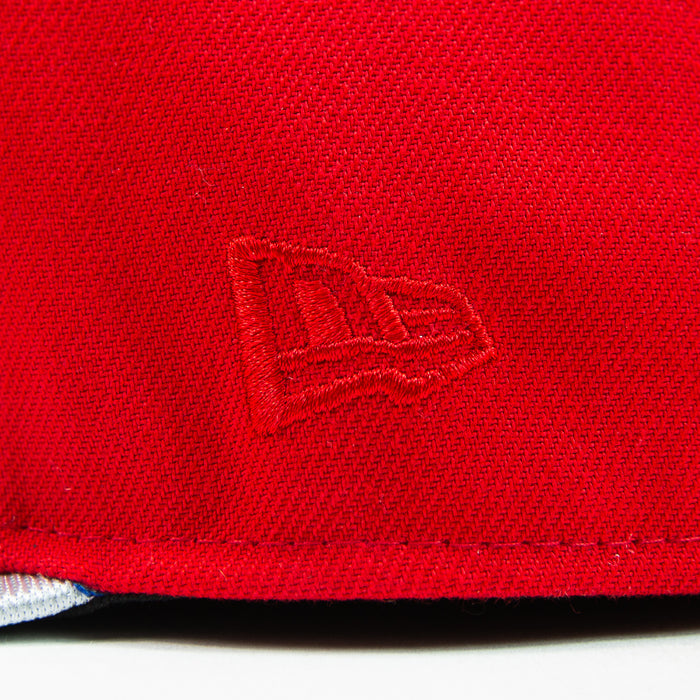 Cincinnati Reds City Connect Fitted Cap (Red/Metallic Silver)