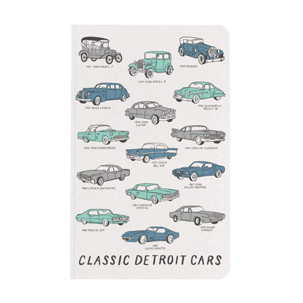 Classic Detroit Cars Notebook - City Bird