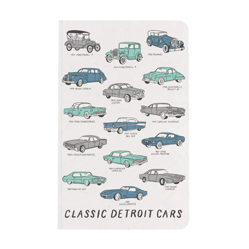 Classic Detroit Cars Notebook - City Bird
