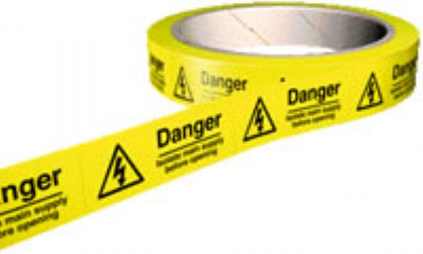 danger isolated main supply