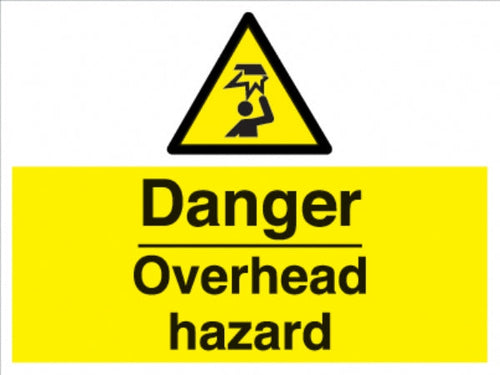 danger overhead hazard