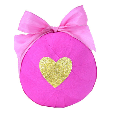 Deluxe Surprise Ball 4" - Glitter Heart