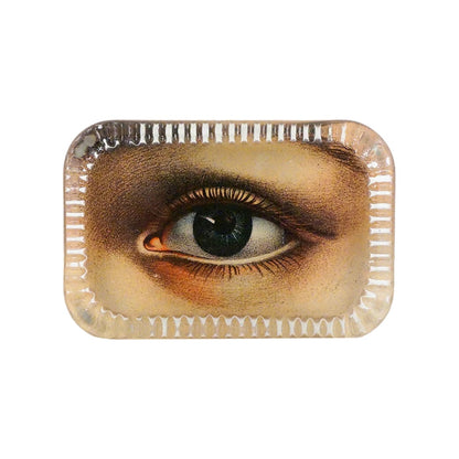 Dotted Edge Paperweight, Eye (Left) - John Derian Decoupage