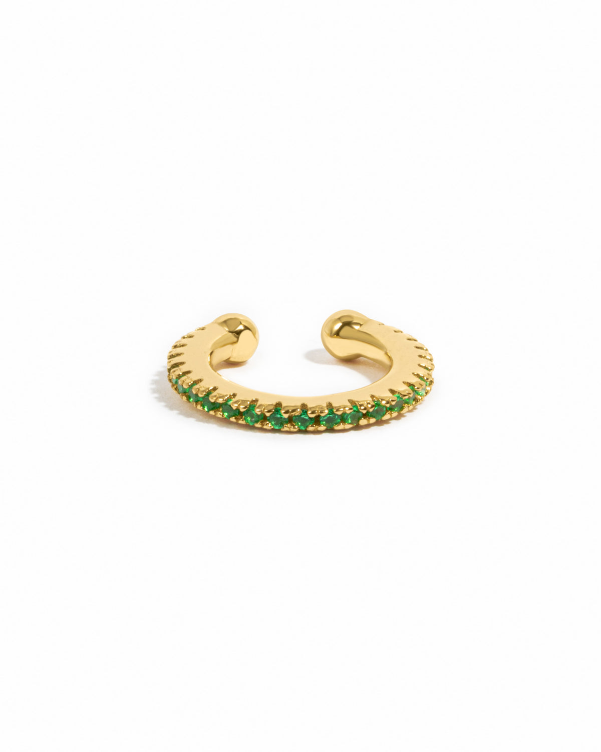 Emerald Ear Cuff
