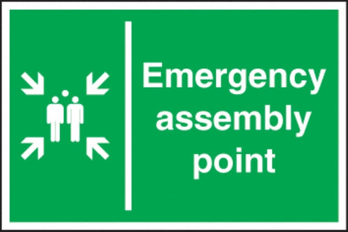 Emergency assembly point (Aluminium)