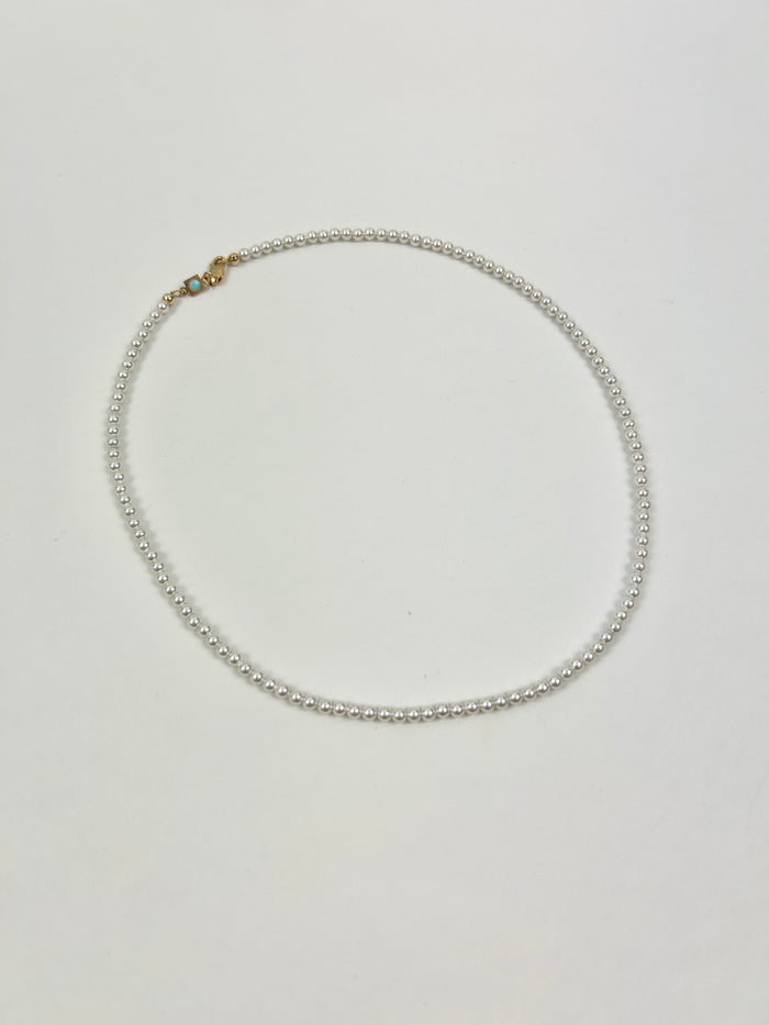 Enewton 15" Classic 3mm Pearl Bead Choker Necklaces in at Wrapsody