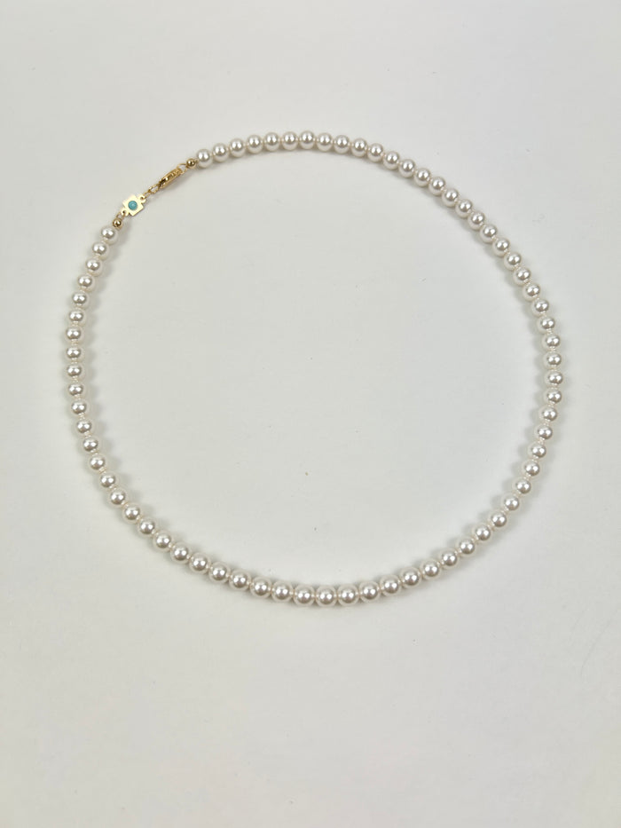 Enewton 15" Classic 5mm Pearl Bead Choker Necklaces in at Wrapsody