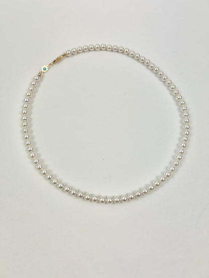 Enewton 15" Classic 5mm Pearl Bead Choker Necklaces in at Wrapsody
