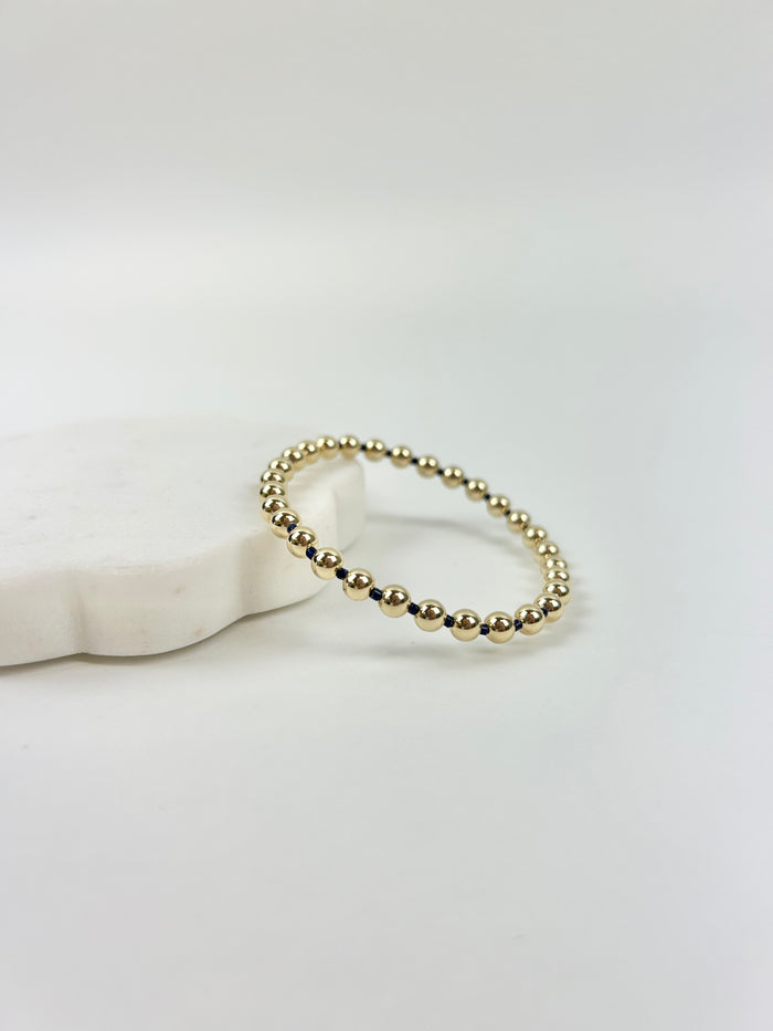 Enewton Gameday Hope Grateful 5mm Bracelet - Matte Navy Bracelets in at Wrapsody