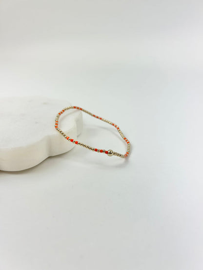Enewton Gameday Hope Joy 2mm Bracelet - Bright Orange Bracelets in at Wrapsody