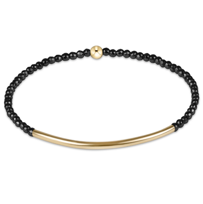 Enewton Gold Bliss Bar 2mm Bracelet Faceted Hematite Bracelets in at Wrapsody