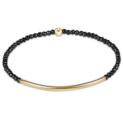 Enewton Gold Bliss Bar 2mm Bracelet Faceted Hematite Bracelets in at Wrapsody