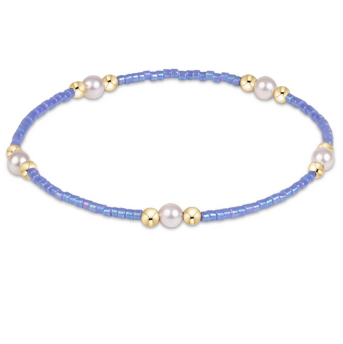 Enewton Hope Purpose Pearl Bracelet Bright Blue Bracelets in at Wrapsody