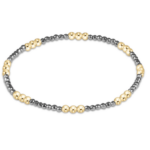 Enewton Joy 2mm Bracelet Faceted Silver Hematite Bracelets in at Wrapsody