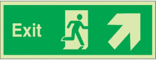 exit running man arrow diag right