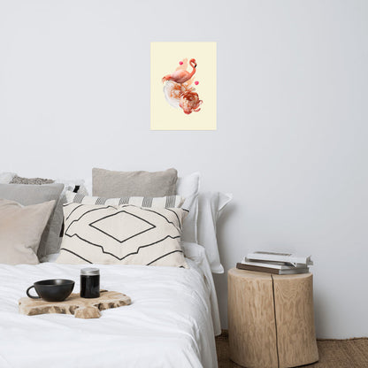 Flamingo Poster 18x24