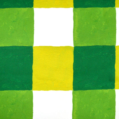Foliage and White Buffalo Check Fabric