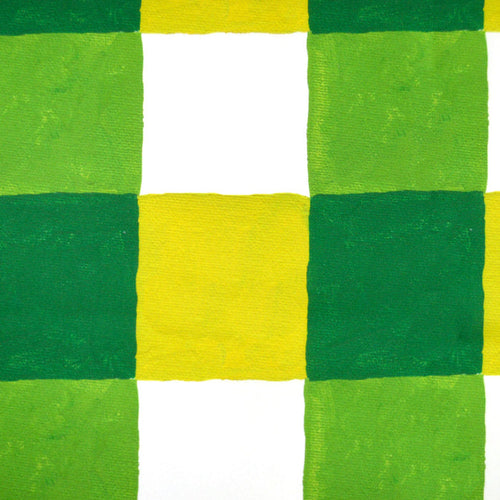 Foliage and White Buffalo Check Fabric