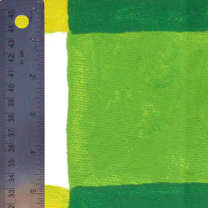 Foliage and White Buffalo Check Fabric