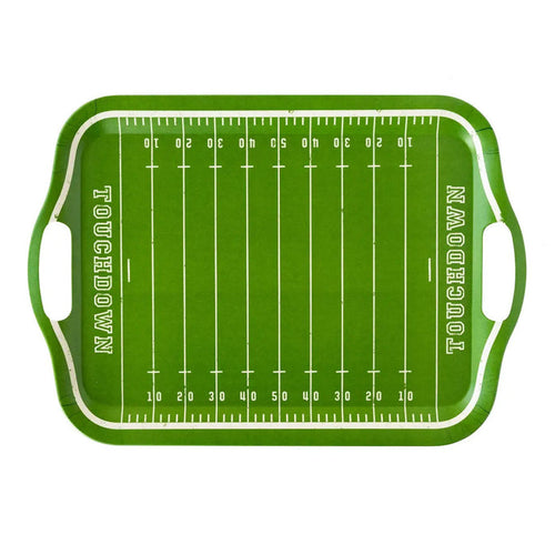 Football Field Bamboo Tray