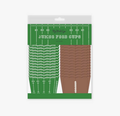Football Jumbo Baking/Food Cups
