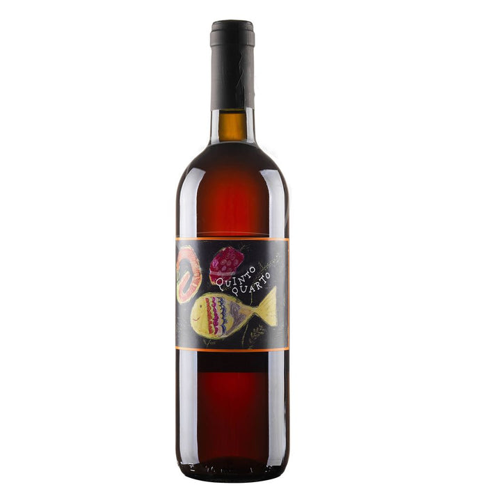 Franco Terpin wine bottle with paper label, 2023 vintage