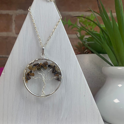 Gemstone Tree of Life Pendant -Variants