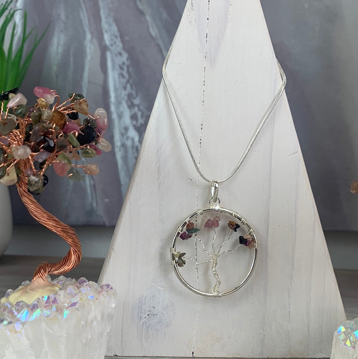 Gemstone Tree of Life Pendant -Variants