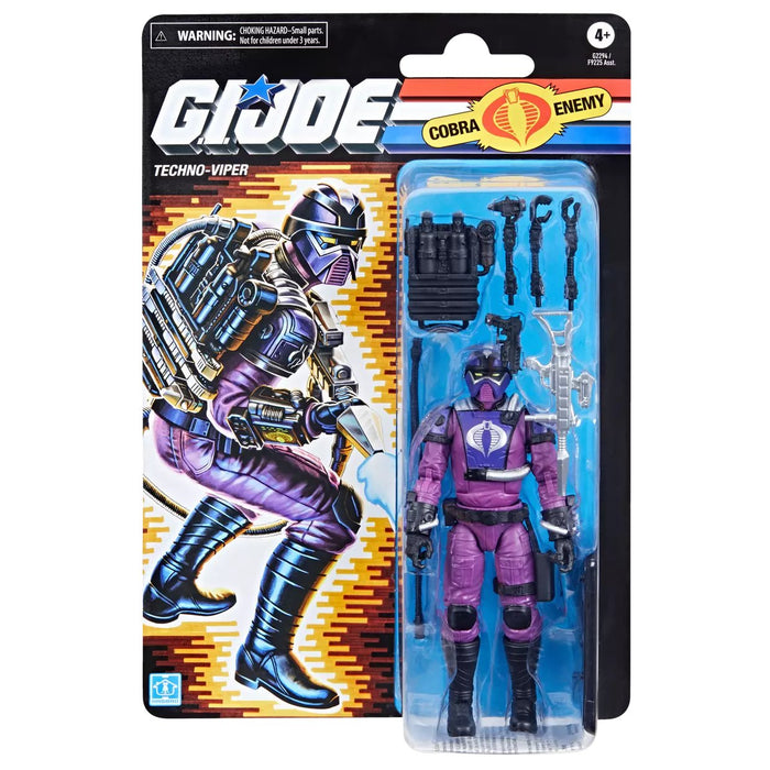 G.I. Joe Classified Series Retro Cardback Techno-Viper Action Figure