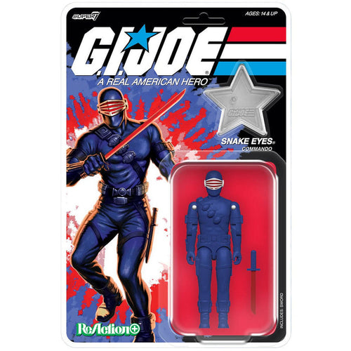 G.I. Joe ReAction+Snake Eyes America's 250th Anniversary 3 3/4-Inch Action Figure