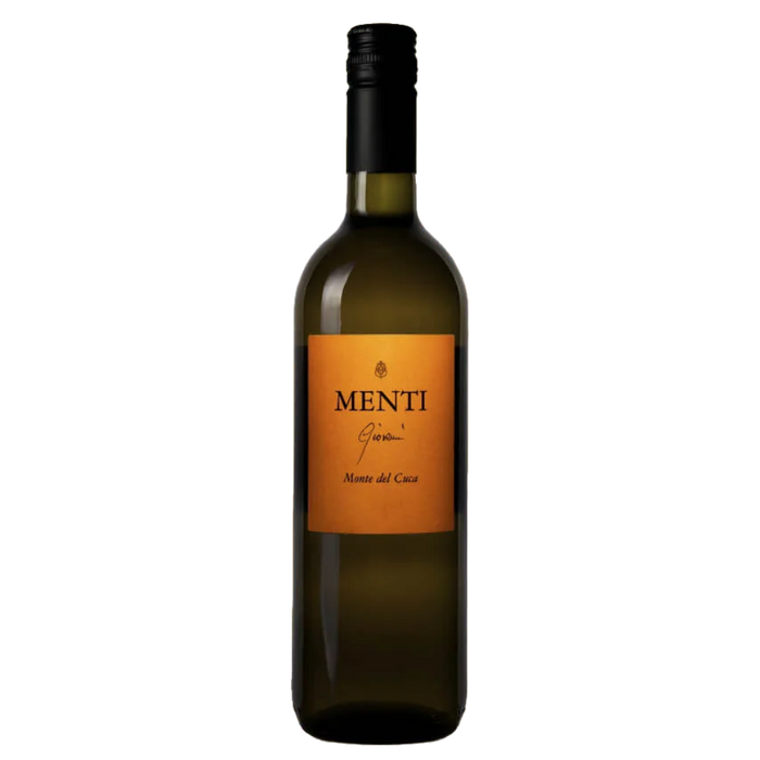 Giovanni Menti Monte del Cuca white wine bottle with label, 2020