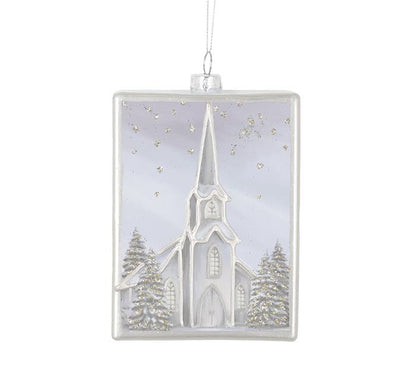 Glass Church Ornaments - Premium Ornament from Burton and Burton - Just $14.95! Shop now at Pat's Monograms