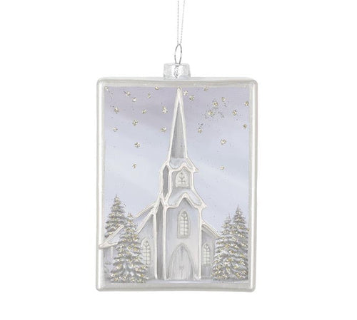 Glass Church Ornaments - Premium Ornament from Burton and Burton - Just $14.95! Shop now at Pat's Monograms