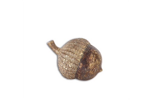 Gold Gilded Acorn