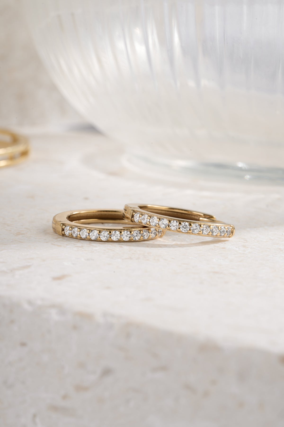16mm Diamond Huggies (Multiple Sizes Available)