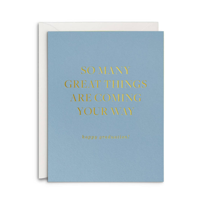 Great Things Graduation Card