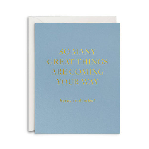 Great Things Graduation Card