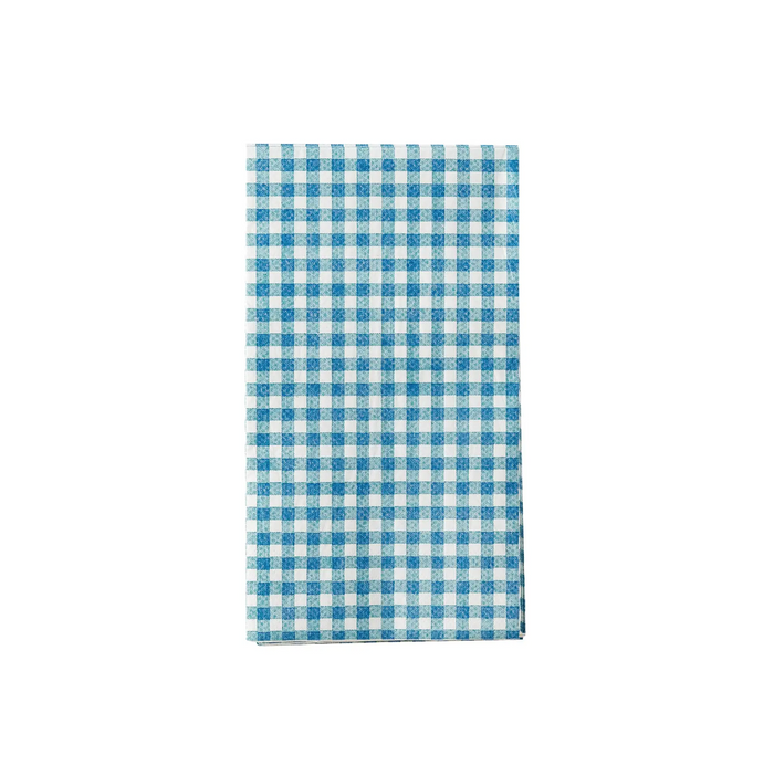 Hamptons Navy Gingham Paper Guest Towel