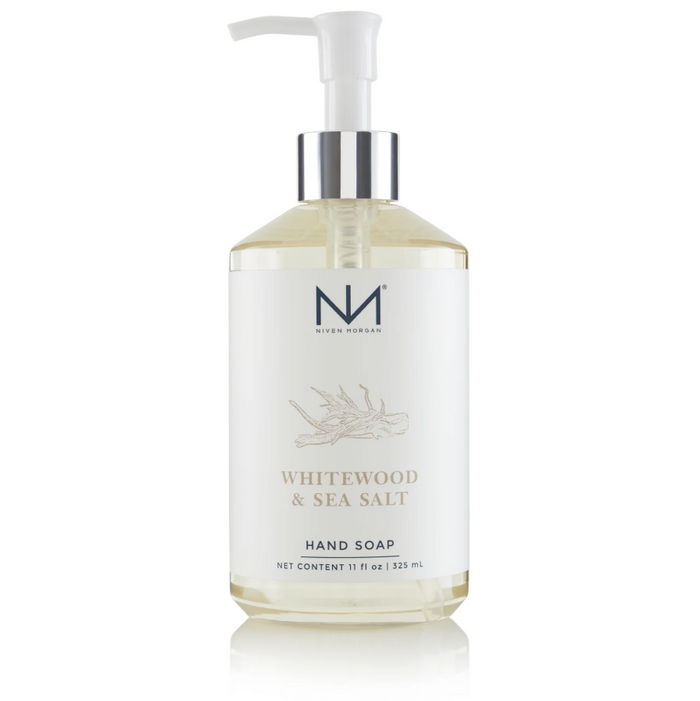Hand Soap 11oz in Whitewood & Sea Salt Bath & Body in at Wrapsody