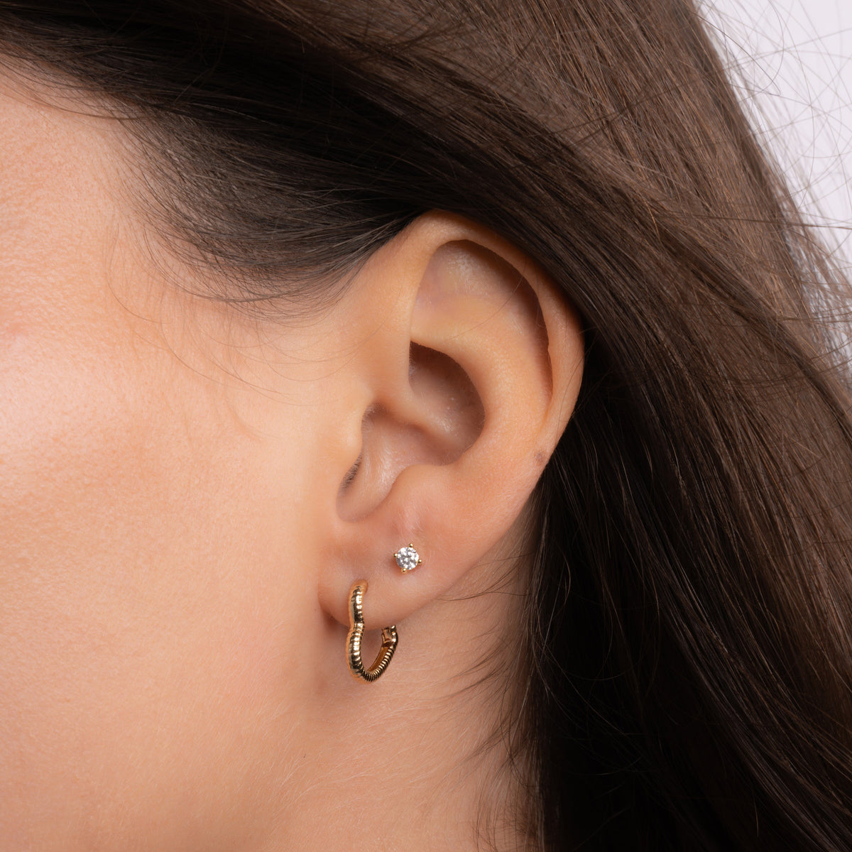 Heart Shaped Hoops