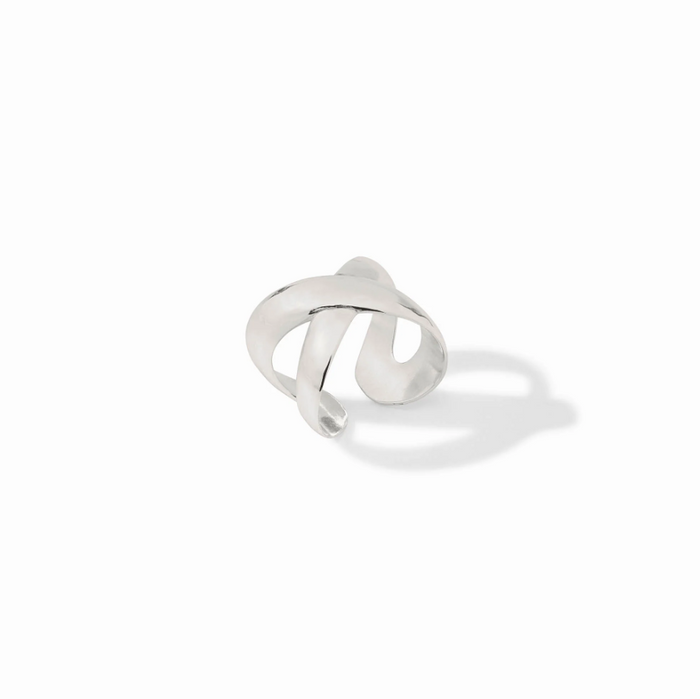 Julie Vos Catalina X Ring in Silver Rings in at Wrapsody