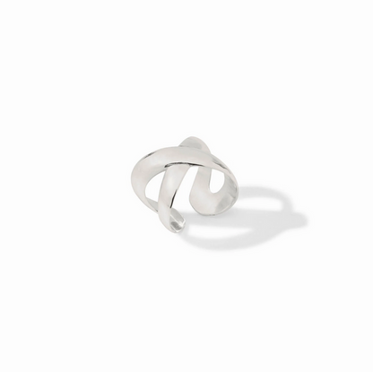 Julie Vos Catalina X Ring in Silver Rings in at Wrapsody