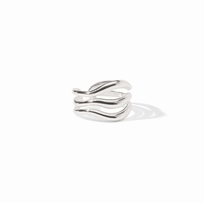 Julie Vos Wave Ring in Silver Rings in at Wrapsody